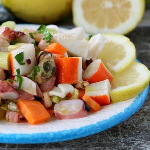 Insalata di mare+pane