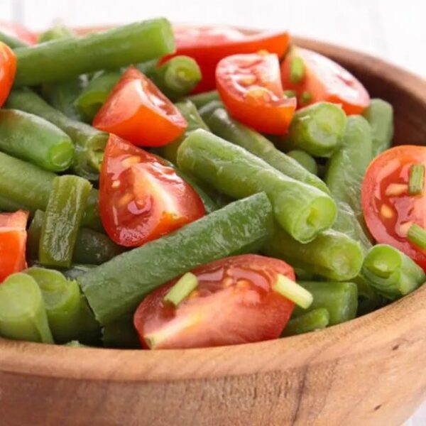 Insalata di fagiolini e pomodori